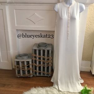 NWT White Midi Tunic Dress